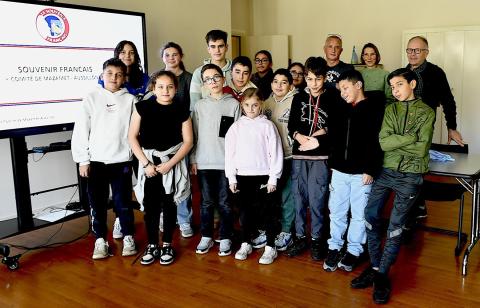  LE SOUVENIR FRANÇAIS AU CONTACT DES JEUNES