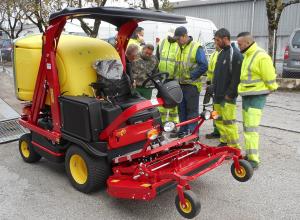 Une Ferrari aux services techniques