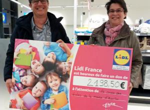 Lidl abonde la caisse des écoles d’Aussillon