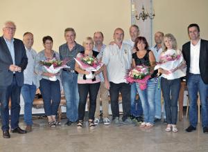 Le maire d’Aussillon, Bernard Escudier, recevait mercredi 6 septembre les nouveaux retraités et les médaillés d’honneur lors d’une cérémonie conviviale.