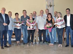 Le maire d’Aussillon, Bernard Escudier, recevait mercredi 6 septembre les nouveaux retraités et les médaillés d’honneur lors d’une cérémonie conviviale.