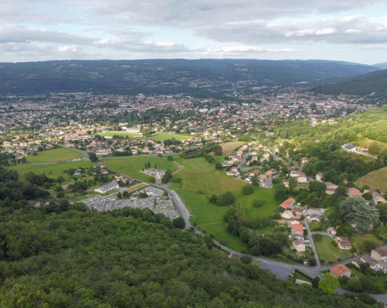 Vue aérienne (DR)